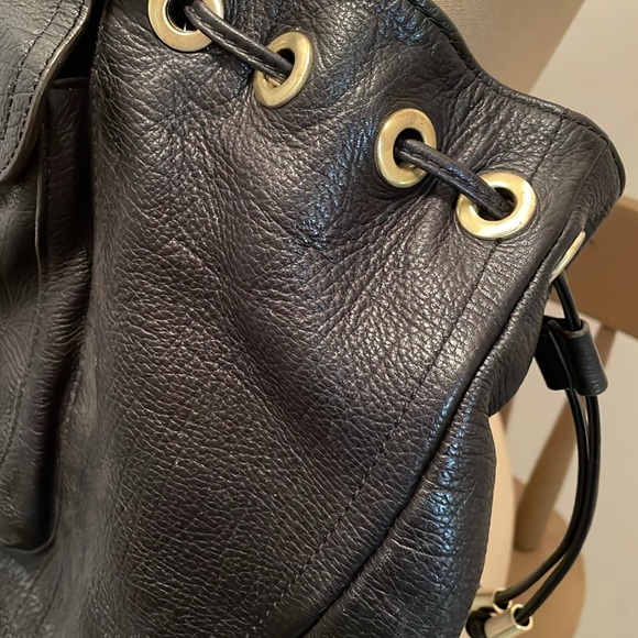 Adrienne Vittadini Black Slouch/Hobo Purse - Picture 5 of 12